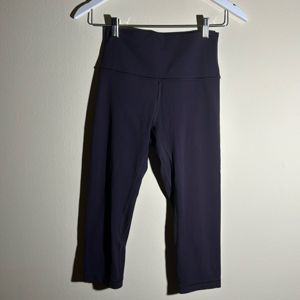 Lululemon Align Crop (19") BlackCherry Sz 6